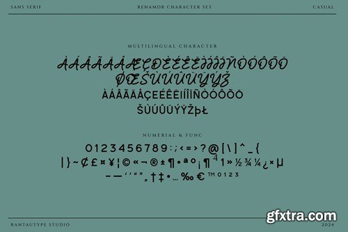 Renamor Hybrid Sans Font UAGFVER Renamor Hybrid Sans Font UAGFVER