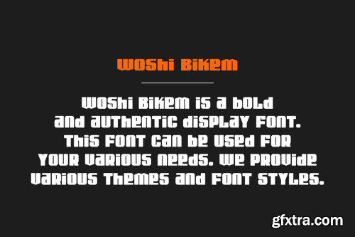 Woshi Bikem - Automotive & Sport Font JJ9WYJ7 Woshi Bikem - Automotive & Sport Font JJ9WYJ7