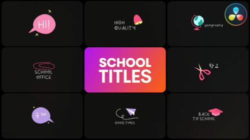 School Titles | DaVinci Resolve - 54065234
