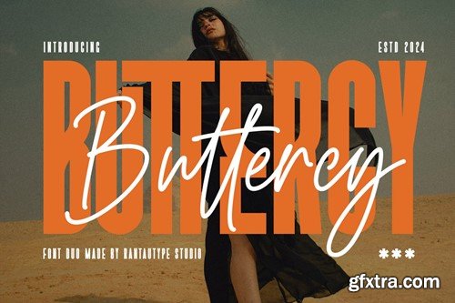 Buttercy Font Duo RWFL3EN Buttercy Font Duo RWFL3EN