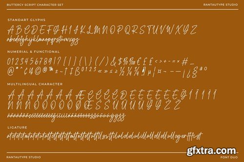 Buttercy Font Duo RWFL3EN Buttercy Font Duo RWFL3EN