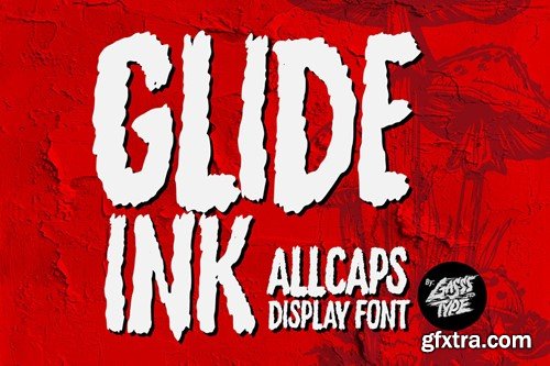 Glide Ink – Fast Rough Display Font 4L9ES56 Glide Ink – Fast Rough Display Font 4L9ES56