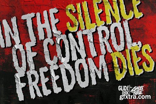 Glide Ink – Fast Rough Display Font 4L9ES56 Glide Ink – Fast Rough Display Font 4L9ES56