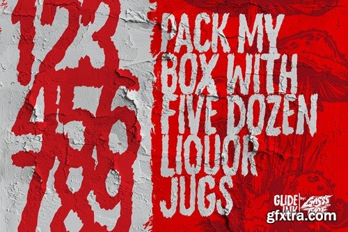 Glide Ink – Fast Rough Display Font 4L9ES56 Glide Ink – Fast Rough Display Font 4L9ES56