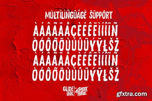 Glide Ink – Fast Rough Display Font 4L9ES56 Glide Ink – Fast Rough Display Font 4L9ES56