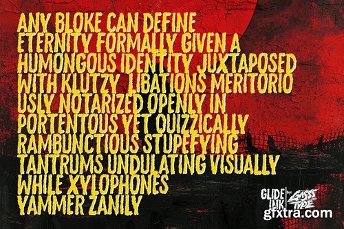 Glide Ink – Fast Rough Display Font 4L9ES56 Glide Ink – Fast Rough Display Font 4L9ES56