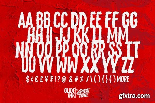 Glide Ink – Fast Rough Display Font 4L9ES56 Glide Ink – Fast Rough Display Font 4L9ES56