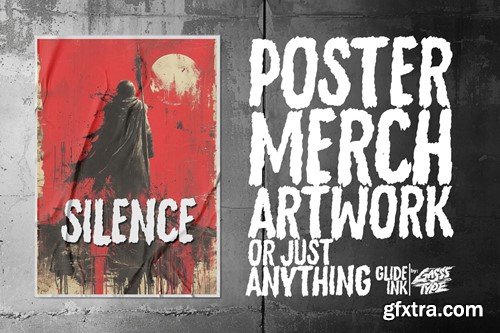 Glide Ink – Fast Rough Display Font 4L9ES56 Glide Ink – Fast Rough Display Font 4L9ES56