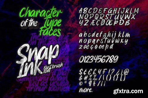 Snap Ink - Rough Brush Font F7KVF4R Snap Ink - Rough Brush Font F7KVF4R