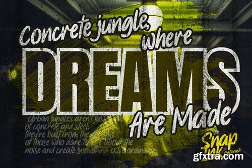 Snap Ink - Rough Brush Font F7KVF4R Snap Ink - Rough Brush Font F7KVF4R