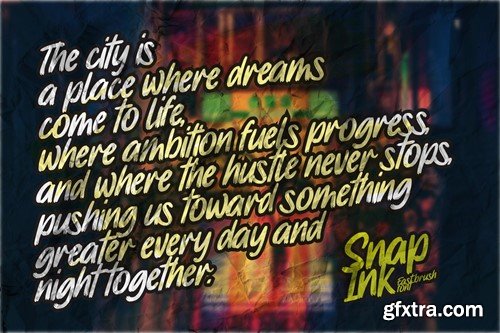Snap Ink - Rough Brush Font F7KVF4R Snap Ink - Rough Brush Font F7KVF4R