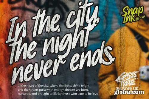 Snap Ink - Rough Brush Font F7KVF4R Snap Ink - Rough Brush Font F7KVF4R