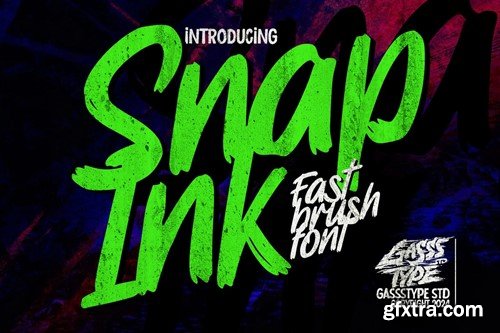 Snap Ink - Rough Brush Font F7KVF4R Snap Ink - Rough Brush Font F7KVF4R