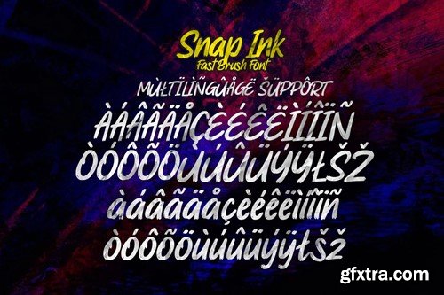 Snap Ink - Rough Brush Font F7KVF4R Snap Ink - Rough Brush Font F7KVF4R