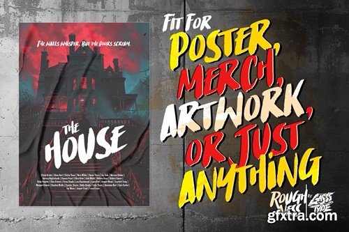 Roughness – Messy and Rough Font for Bold Designs XRELXYF Roughness – Messy and Rough Font for Bold Designs XRELXYF