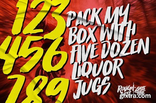 Roughness – Messy and Rough Font for Bold Designs XRELXYF Roughness – Messy and Rough Font for Bold Designs XRELXYF