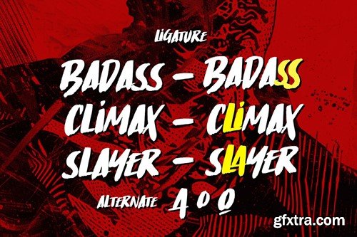 Roughness – Messy and Rough Font for Bold Designs XRELXYF Roughness – Messy and Rough Font for Bold Designs XRELXYF