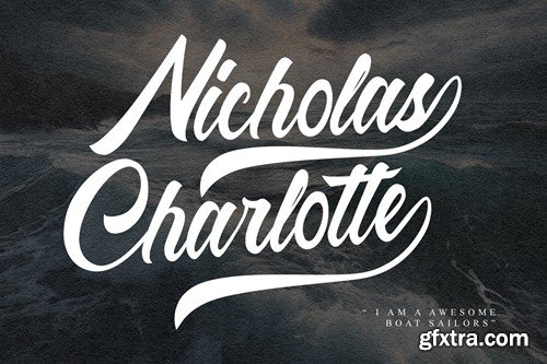 Sailors Batavia Beautiful Script Font NUSQMND Sailors Batavia Beautiful Script Font NUSQMND