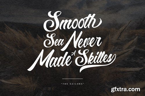 Sailors Batavia Beautiful Script Font NUSQMND Sailors Batavia Beautiful Script Font NUSQMND