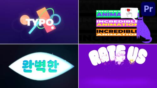 Digital Art Typography for Premiere Pro - 54066905