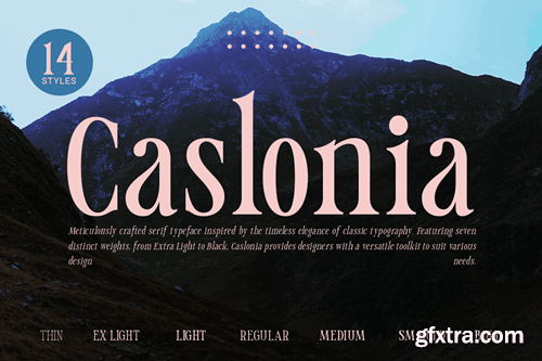Caslonia - Retro Branding Logo Font 67GX6D7 Caslonia - Retro Branding Logo Font 67GX6D7