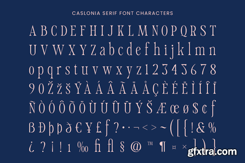 Caslonia - Retro Branding Logo Font 67GX6D7 Caslonia - Retro Branding Logo Font 67GX6D7