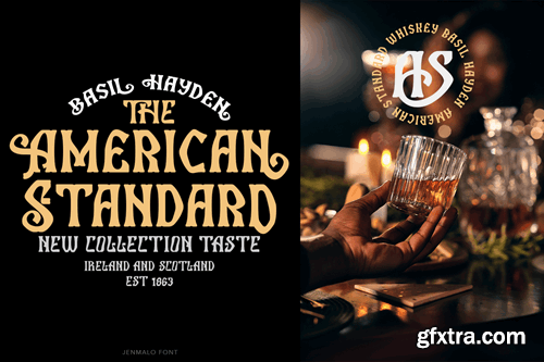 Jenmalo Display Font BZCXLDD Jenmalo Display Font BZCXLDD