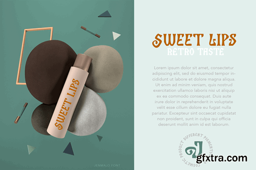 Jenmalo Display Font BZCXLDD Jenmalo Display Font BZCXLDD