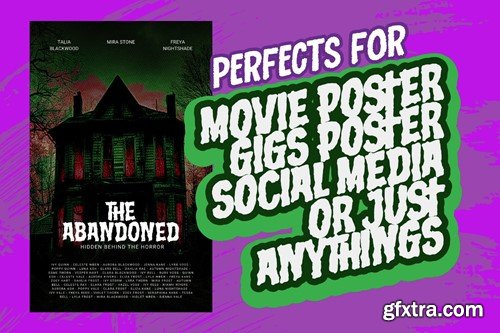 Grim Gothic - Rough horror Font HKRXTGD Grim Gothic - Rough horror Font HKRXTGD