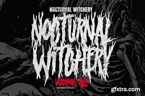 Voidthorn – Black Metal Font SPEWXSN Voidthorn – Black Metal Font SPEWXSN