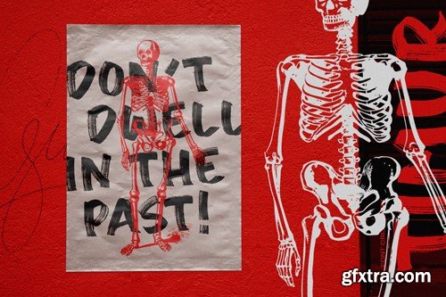 Asthon Hawk - Textured SVG Font TT ANJDB24