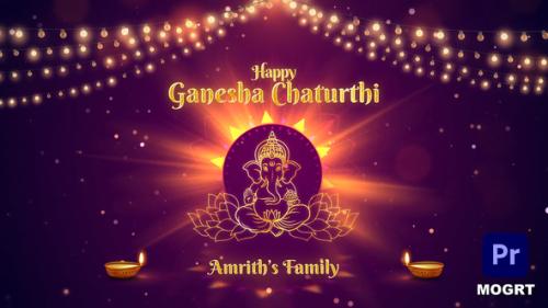 Ganesha Chaturthi Wishes MOGRT - 54073149