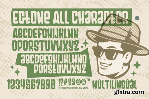 Ectone - Handrawn Beatnik Display Font BAAEXZD Ectone - Handrawn Beatnik Display Font BAAEXZD