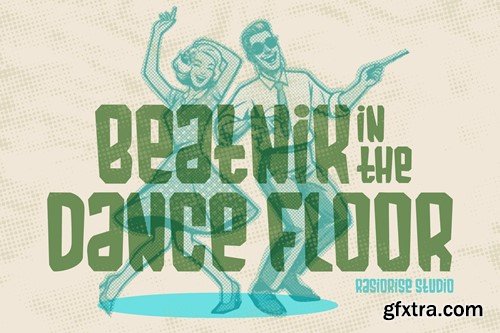 Ectone - Handrawn Beatnik Display Font BAAEXZD Ectone - Handrawn Beatnik Display Font BAAEXZD
