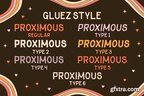 Gluez - Sans Display Font NGVN4U4 Gluez - Sans Display Font NGVN4U4
