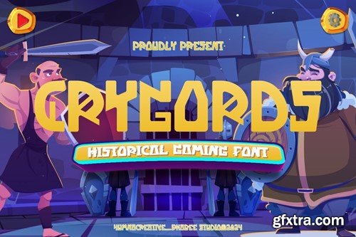 Crygords - Historical Gaming Font YVTMD42 Crygords - Historical Gaming Font YVTMD42