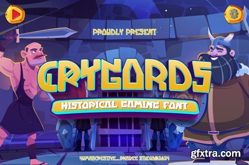 Crygords - Historical Gaming Font YVTMD42 Crygords - Historical Gaming Font YVTMD42