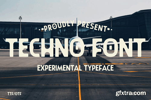 Techno Font CLXK4W7 Techno Font CLXK4W7