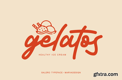 Salero - Script Font FM47BRN Salero - Script Font FM47BRN