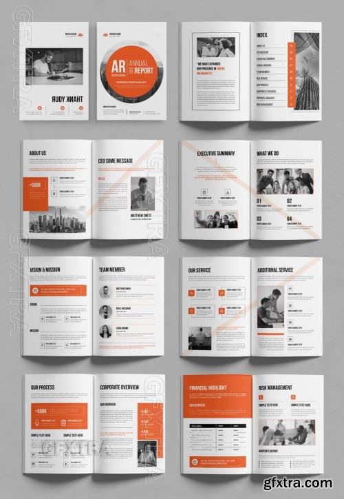 Annual Report Layout With Orange Accents 773252975 Annual Report Layout With Orange Accents 773252975