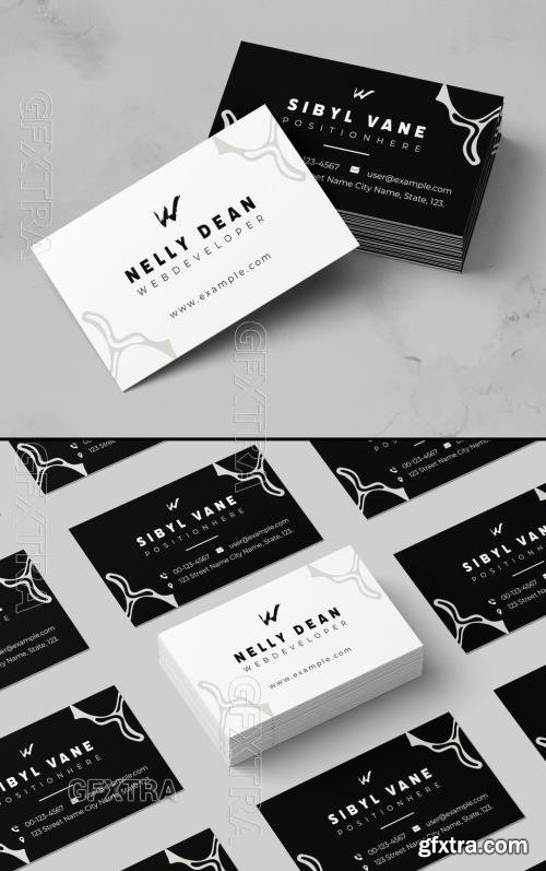 Minimal Business Card Layout 772749288 Minimal Business Card Layout 772749288