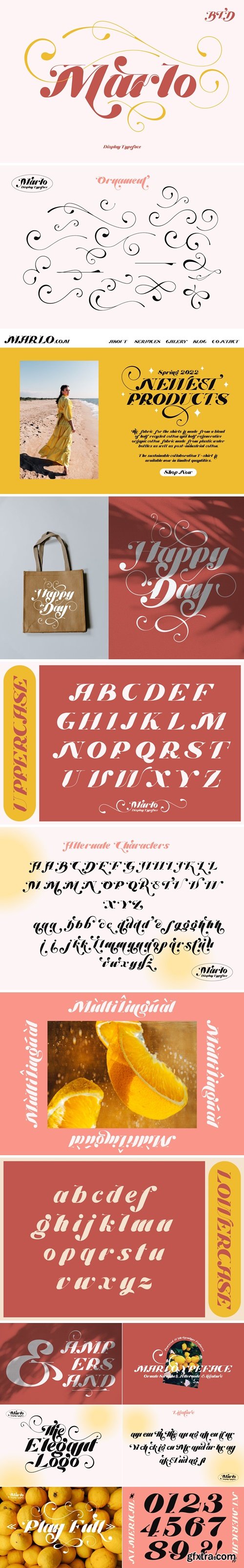 CM - Marlo - Typeface With Ornament 6180841 CM - Marlo - Typeface With Ornament 6180841