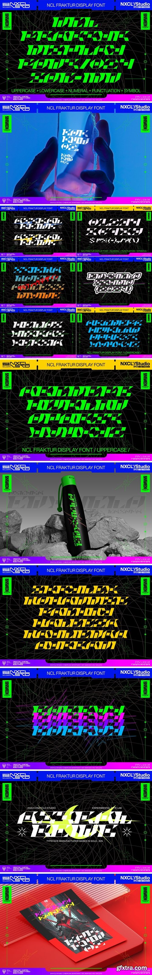 CM - NCL Fraktur - Futuristic Display 285202970