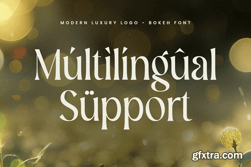 Bokeh - Luxury Logo Font 98MNPRR Bokeh - Luxury Logo Font 98MNPRR