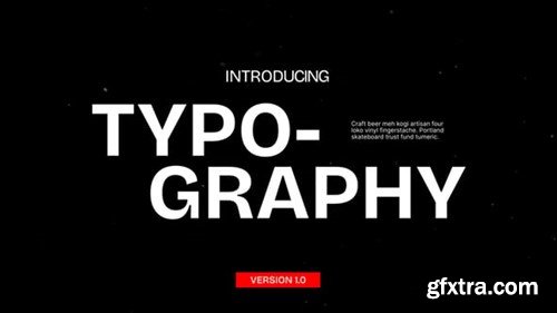 Videohive Typography 54533481 Videohive Typography 54533481