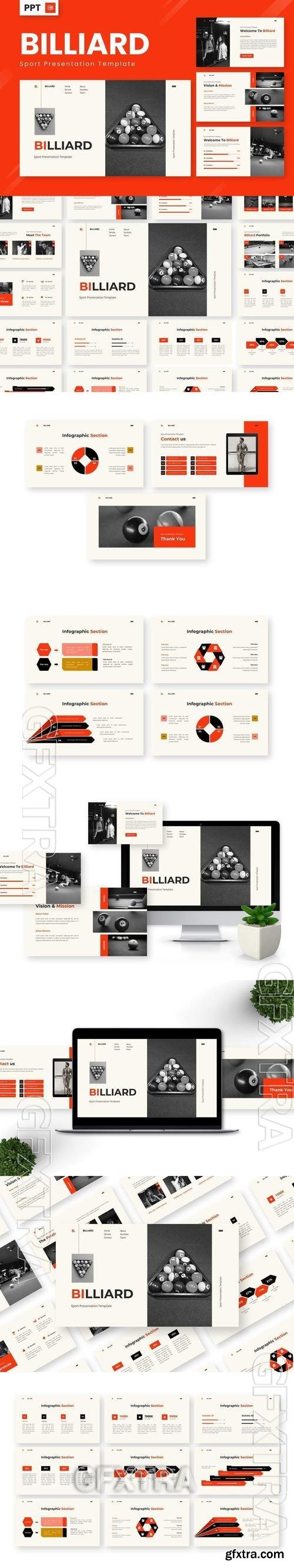Billiard - Sport Powerpoint Templates 34ET7GV Billiard - Sport Powerpoint Templates 34ET7GV