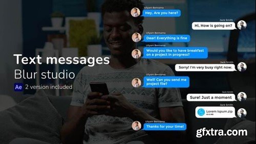 Videohive Text Messages 54613063 Videohive Text Messages 54613063
