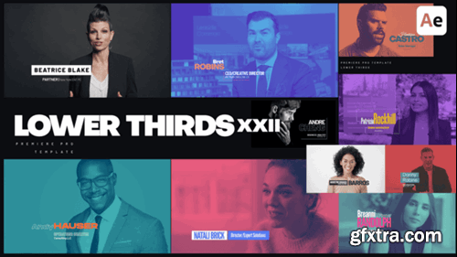 Videohive Lower Thirds XXII 54501216 Videohive Lower Thirds XXII 54501216