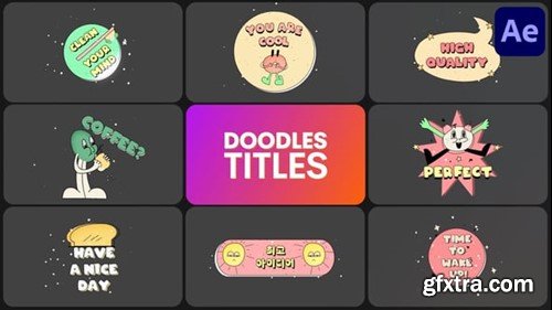 Videohive Comic Doodles Titles for After Effects 54630740 Videohive Comic Doodles Titles for After Effects 54630740