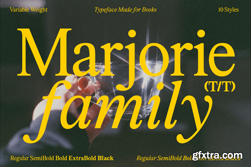 Marjorie Serif + Italic Font Family 72EBRZY Marjorie Serif + Italic Font Family 72EBRZY